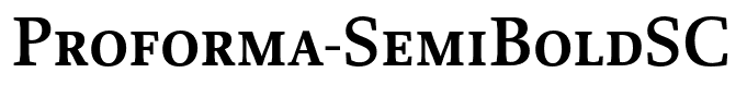 Proforma-SemiBoldSC