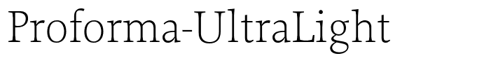 Proforma-UltraLight