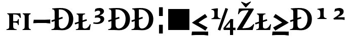Quadraat-BoldCapsExpert