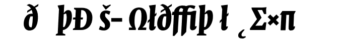 QuadraatDis-BoldItalicExp