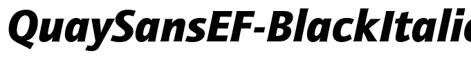 QuaySansEF-BlackItalic