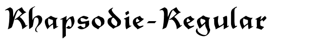 Rhapsodie-Regular