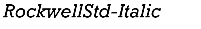 RockwellStd-Italic