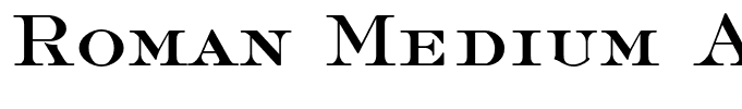 Roman Medium AT
