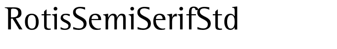 RotisSemiSerifStd