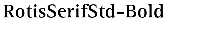 RotisSerifStd-Bold