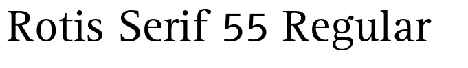 Rotis Serif 55 Regular