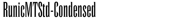 RunicMTStd-Condensed
