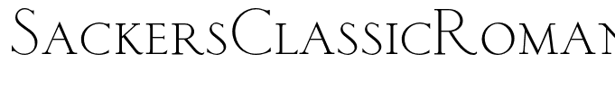 SackersClassicRomanStd-Light