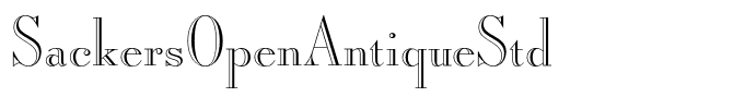 SackersOpenAntiqueStd