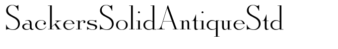 SackersSolidAntiqueStd