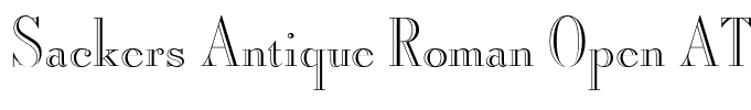 Sackers Antique Roman Open AT