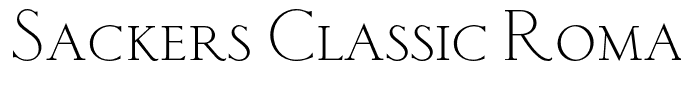 Sackers Classic Roman Light AT