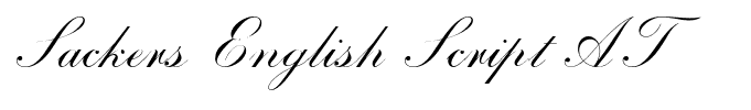 Sackers English Script AT