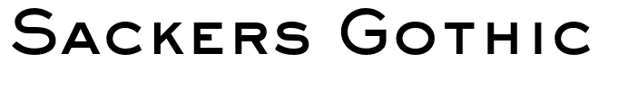 Sackers Gothic Heavy AT