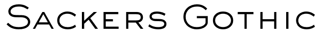 Sackers Gothic Light AT
