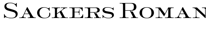 Sackers Roman Light AT
