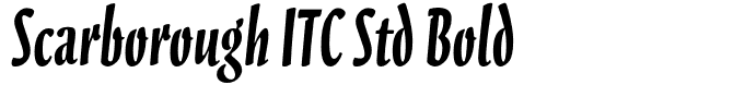 Scarborough ITC Std Bold