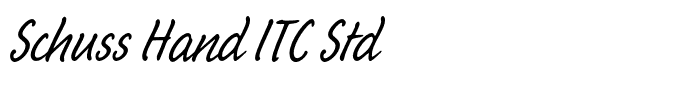 Schuss Hand ITC Std