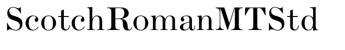 ScotchRomanMTStd