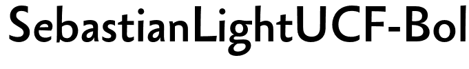 SebastianLightUCF-Bold