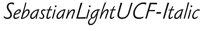 SebastianLightUCF-Italic