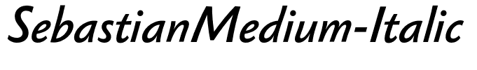 SebastianMedium-Italic