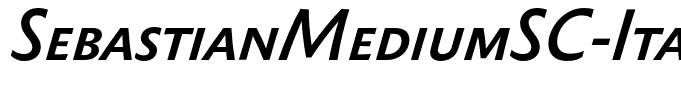 SebastianMediumSC-Italic