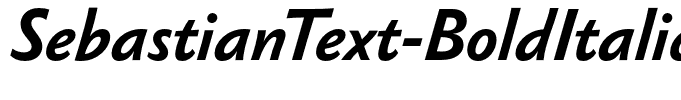 SebastianText-BoldItalic