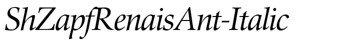 ShZapfRenaisAnt-Italic