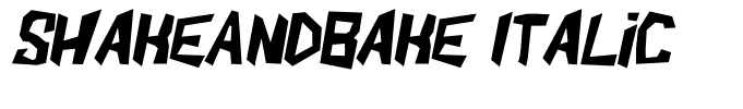 ShakeAndBake Italic