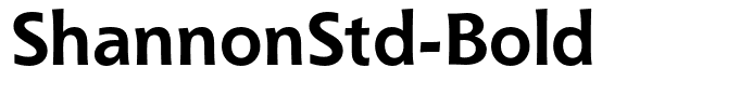 ShannonStd-Bold