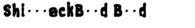 ShipwreckBold Bold