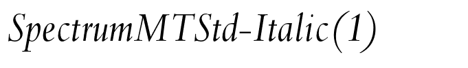 SpectrumMTStd-Italic(1)