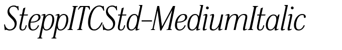 SteppITCStd-MediumItalic