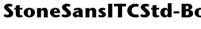 StoneSansITCStd-Bold