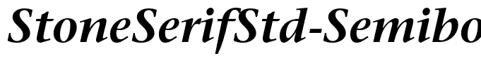 StoneSerifStd-SemiboldIt