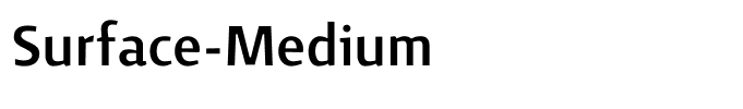 Surface-Medium