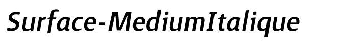 Surface-MediumItalique