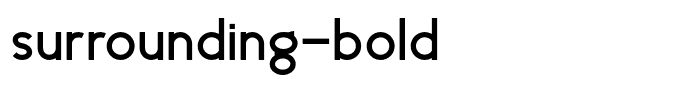 surrounding-bold