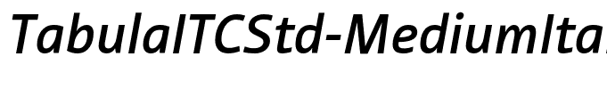 TabulaITCStd-MediumItalic