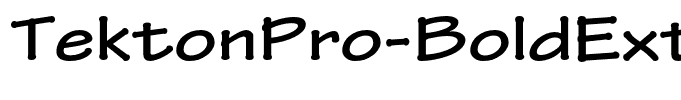 TektonPro-BoldExt