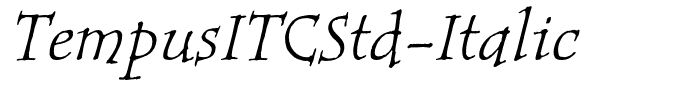 TempusITCStd-Italic