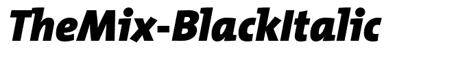 TheMix-BlackItalic