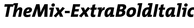 TheMix-ExtraBoldItalic