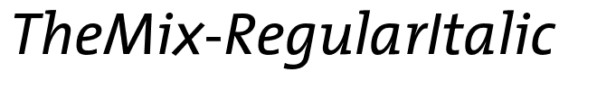 TheMix-RegularItalic