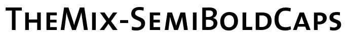 TheMix-SemiBoldCaps