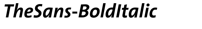 TheSans-BoldItalic