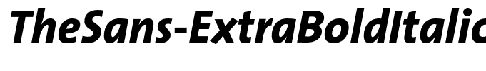 TheSans-ExtraBoldItalic