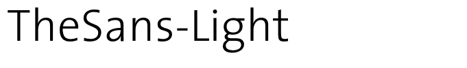 TheSans-Light